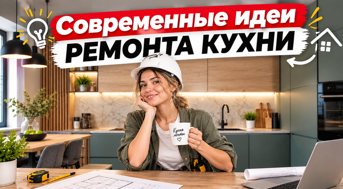 Современные идеи ремонта кухни