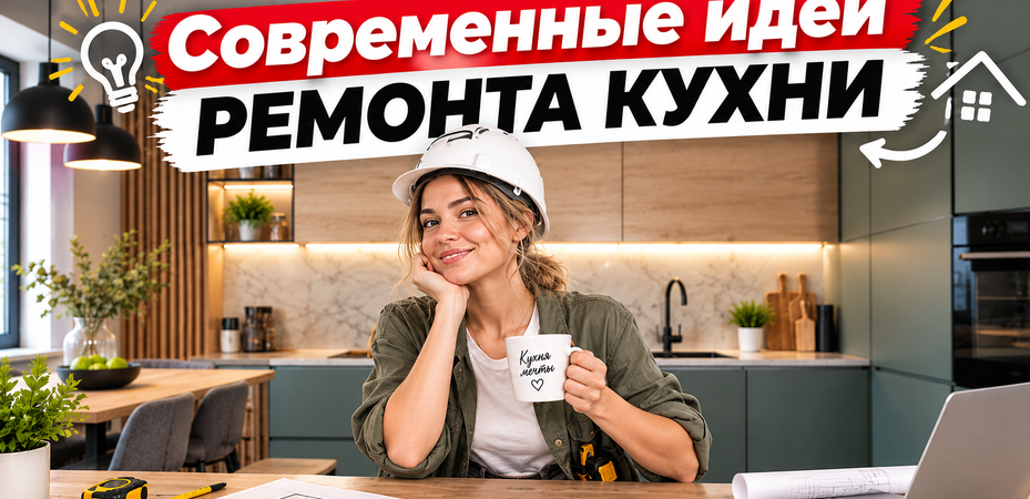Современные идеи ремонта кухни
